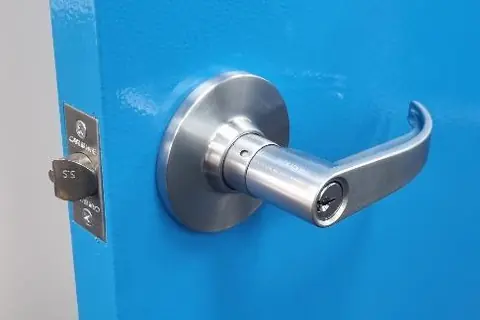 Carbine commercial lever lockset fitted to an office door in Perth